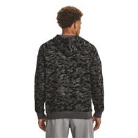 Under Armour Men's Rival Fleece Camo Hoodie, Black/White