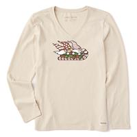 Huk Women's Pursuit Brackish Fill Long Sleeve Tee - 730076, Shirts & Tops  at Sportsman's Guide