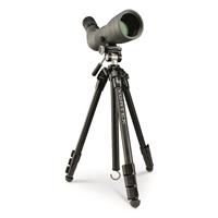 Shown with a mounted spotting scope (optic not included)