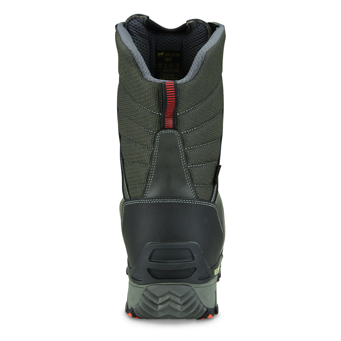 Irish Setter Men's IceTrek 12" Waterproof Insulated BOA Hunting Boots, 1,600 Gram, Slate