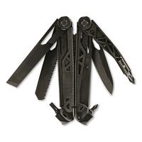 Butterfly handle with outboard-opening components for easy access
