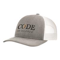 Code of Silence Dialed-In Range Cap, Gray/White