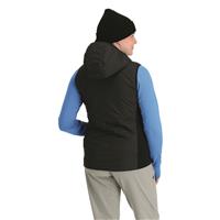 Simms Women's Fall Run Hybrid Hooded Vest, Black