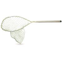 Promar Angler Series Landing Net, 15x17 Hoop, 18 Handle, Green Poly -  734122, Fishing Nets at Sportsman's Guide