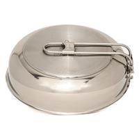 Handle folds underneath for space-saving storage
