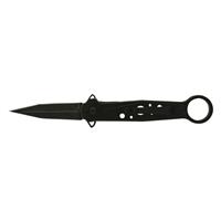 3.25" spear-point blade with black stonewash finish