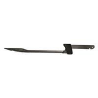 7in blade with serrated, double-cut edge