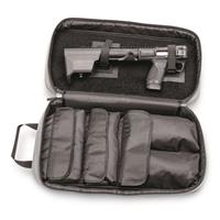 Packs into its own soft carry case