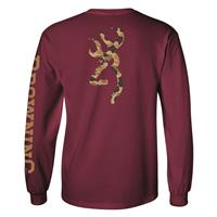 Browning Men&#039;s Duck Camo Buckmark Long Sleeve Shirt