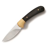3.125" drop-point blade with satin finish