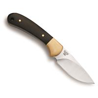 3.125" drop-point blade with satin finish