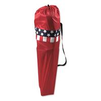 Folds down into included carry bag
