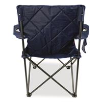 Padded seat and backrest