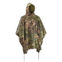 Mil-Tec Ripstop Wet Weather Poncho, Phantomleaf WASP I Camo, Z3a (Woodlands)