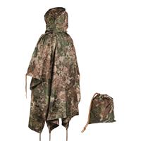 Mil-Tec Ripstop Wet Weather Poncho, Phantomleaf WASP I Camo, Z2 (ocp)