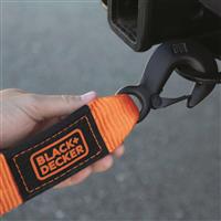 Black & Decker Light-Duty Clip End Tow Strap, 9,000-lb. Break Strength, 20' Long