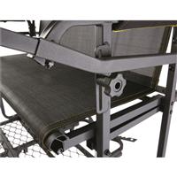 2-way adjustable shooting rail adjusts for height and depth