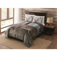 Mossy Oak Nativ Buck In The Mist Comforter Set