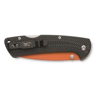 G10 scale handle with anti-skid grooves