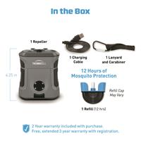 Thermacell EX90 Rechargeable Mosquito Repeller, Gray