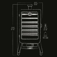 Pit Boss Copperhead 7-Series Vertical Wood Pellet Smoker
