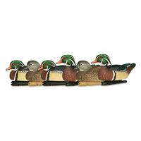 Avian-X TopFlight Wood Duck Decoys, 6 Pack