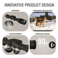 ATN X-Sight 5 LRF Ultra HD 4K+ 3-15x Smart Day/Night Rifle Scope with Rangefinder