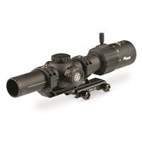 SIG SAUER TANGO-MSR LPVO 1-6x24mm Rifle Scope, SFP BDC6 Illuminated Reticle, with Mount