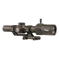 High performance 6x optical system with low-dispersion glass