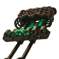 Built-in LED lights illuminate your arrows and surroundings in low light
