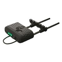 Built-in rechargeable LED flashlight on top of the hood for backup lighting