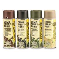 Hunters Specialties Camo Spray Paint Kit with Leaf Stencil Sportsman