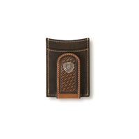 Ariat Basket Weave Money Clip - 736037, Wallets at Sportsman's Guide