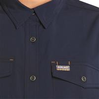 Button-flap chest pockets
