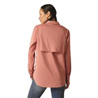 Vented back panel with mesh lining