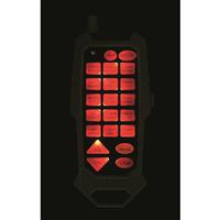 Backlit buttons for night hunting