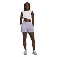 Under Armour Women's Rival Terry Shorts, Celeste / White