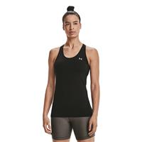 Under Armour Women's HeatGear Armour Racer Tank, Black/metallic Silver
