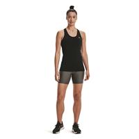 Under Armour Women's HeatGear Armour Racer Tank, Black/metallic Silver