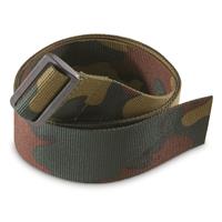 Belgian Military Surplus Nylon Camo Belt, Like New - 736395, Military ...