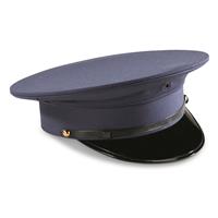 Korean ROK Military Surplus Wool Visor Caps, 2 Pack, New, Blue/gray