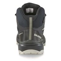 Salomon Women's X ULTRA 360 Mid ClimaSalomon Waterproof Hiking Boots, Carbon/urban Chic/metal