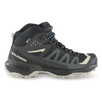 Salomon Women's X ULTRA 360 Mid ClimaSalomon Waterproof Hiking Boots, Carbon/urban Chic/metal