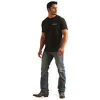 Ariat Men's Paisley Shield Short Sleeve Tee, Black