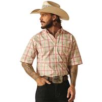 Ariat Men's Pro Series Short Sleeve Shirt, Tea Rose