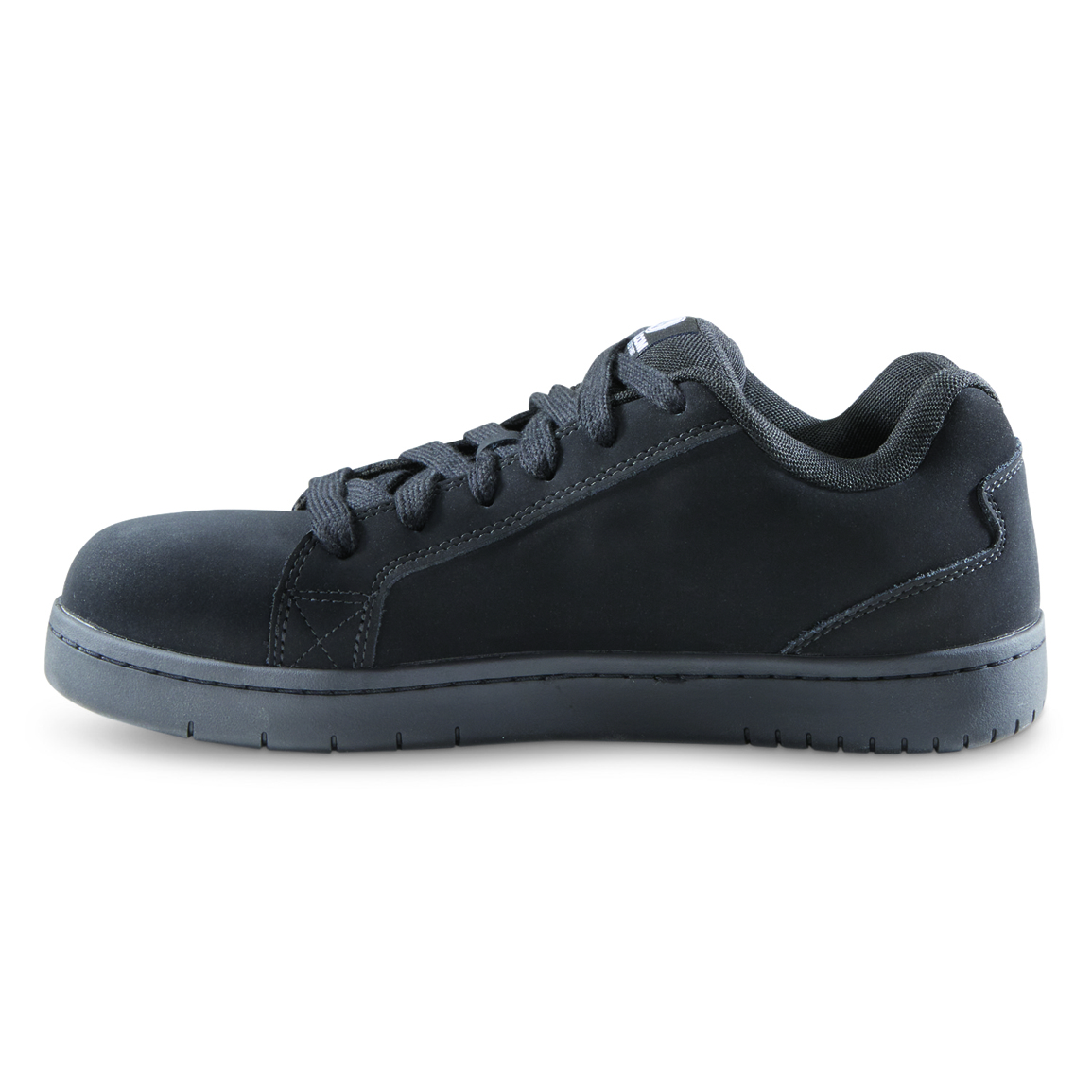 Volcom Men's Stone Composite Toe Work Shoes, Black/Red