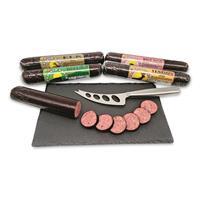 Pearson Ranch Wild Game Sampler Kit With Cutting Board And Knife