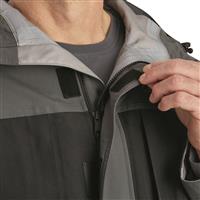 2-way zipper with hook-and-loop storm flap