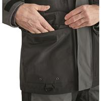 Hook-and-loop flap hand pockets