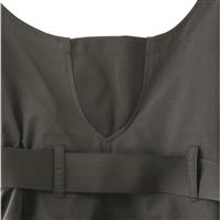 Elastic panels at sides for ease of movement and a more comfortable fit
, Black/gray